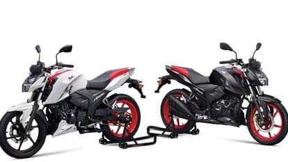 The Special Edition of the Apache RTR 160 4V will be sold in two colour options. 