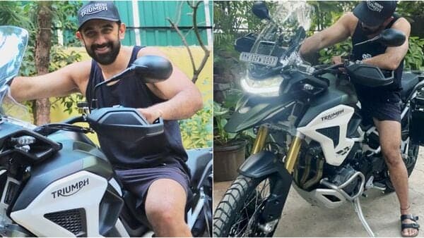 Amit Sadh shared his newest prized possession, the Triumph Tiger 1200 on Instagram