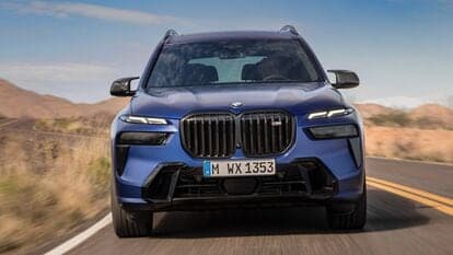 The BMW X7 has received a major change in form of split headlamps, revised darkened kidney grille with cascade lighting and an updated bumper.