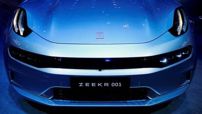 File photo of a Zeekr 001 electric vehicle by Geely. The Chinese carmaker's sale in Russia, along with others like Haval and Chery, has surged to 16,138 units in November, almost double of what they sold in January.