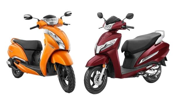 The TVS Jupiter 125 is offered in some bright colour paint schemes whereas the Activa 125 gets standard colour options. 