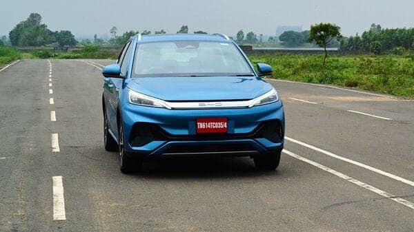 The BYD Atto 3 arrives as a SKD kit currently in India but local assembly is on the cards as well 