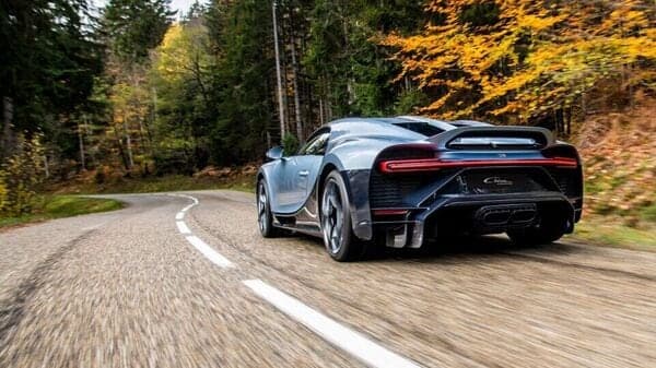 Armed with a 8.0-litre engine, the Bugatti Chiron Profilee can sprint from zero to 100 kmph in 2.3 seconds and has a top speed of 380 kmph.