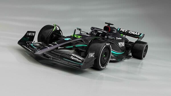 The Mercedes W14 gets several upgrades over the W13 while moving back to the black colour scheme previously seen on the 2020 and 2021 cars