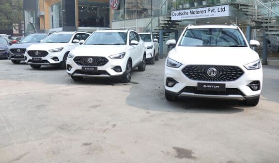 MG Hector SUVs delivered to ORIX India's rental division