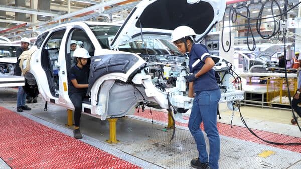 1,500 women work over three shifts at Tata Motors' new Omega Factory to build the Harrier and Safari SUVs