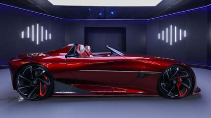 The MG Cyberster electric sportscar will make its official debut at the Shanghai Auto Show later this month.