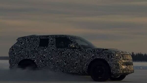 Screengrab from the teaser video of Land Rover Range Rover Sport SV.