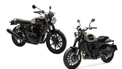 The design of both motorcycles is quite different.