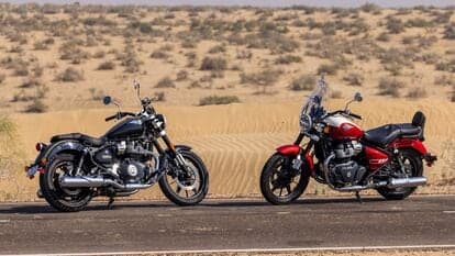The Super Meteor 650 shares its engine with the Continental GT 650 and the Interceptor 650.