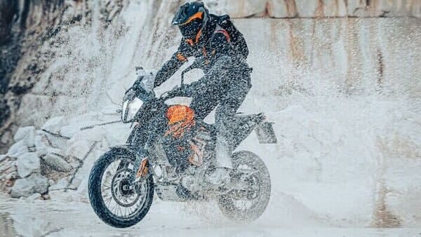 The 2023 KTM 390 Adventure is offered in a new paint scheme. It is called Rally Orange.