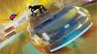 Hyundai Prophecy concept EV featured in movie - Spider-Man: Across the Spider-Verse