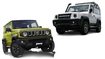 The Gurkha has more road presence than the Jimny because of its dimensions.