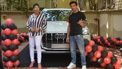 Bipasha Basu dubbed the new Audi Q7 as the new ride for her daughter Devi. (Image: Instagram/Bipasha Basu)
