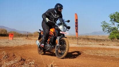 The KTM 390 Adventure is a lot more capable than before with the adjustable suspension and spoked wheels