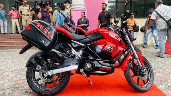 The Revolt RV400 electric motorcycle has been inducted into the Kochi Police Department