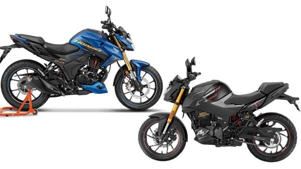 Both motorcycles have an aggressive naked streetfighter design.
