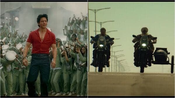 SRK's upcoming flick Jawan features the Yezdi Adventure in some high-octane action stunts