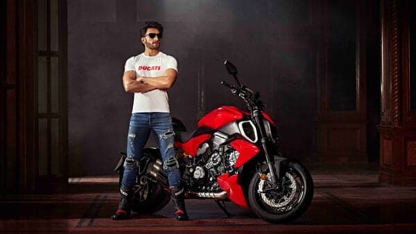 Ranveer Singh is the new brand ambassador for Ducati India.