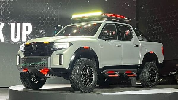 Mahindra and Mahindra has taken the covers off a new pickup concept vehicle, based on its flagship Scorpio-N SUV.