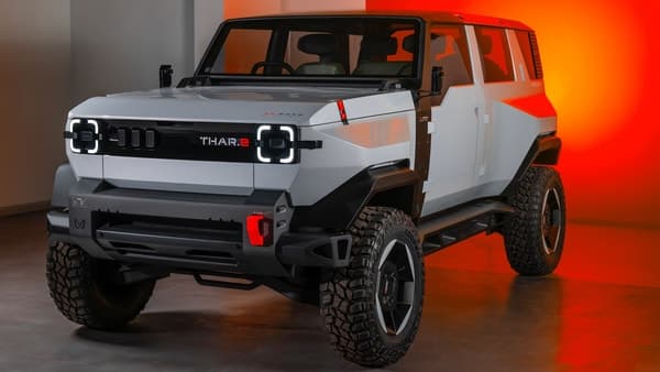 In pics: Mahindra Thar.e concept previews the future of India's true blue offroader