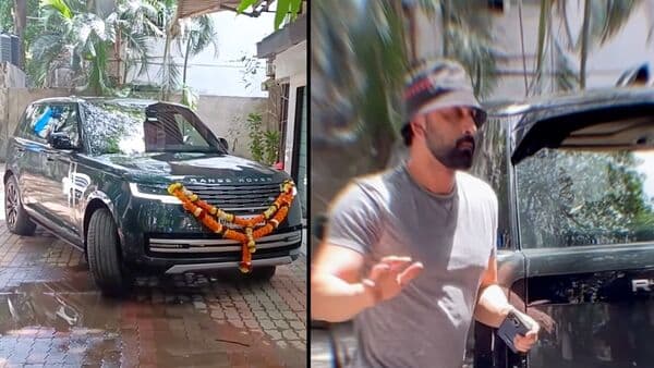 Bollywood actor Ranbir Kapoor has added a brand new Range Rover SUV, which wears the Belgravia Green colour, to his garage earlier this week. (Image courtesy:  Instagram/@ranbirkapooronline)