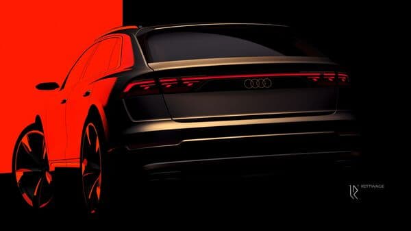 The Audi Q8 facelift has been teased with reprofiled taillights ahead of its global debut on September 5