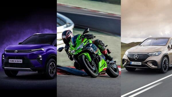 Tata Motors will launch the facelift version of Nexon in its ICE and electric avatar on September 14. Kawasaki will ride in the new Ninja ZX-4R motorcycle earlier next week while Mercedes will wrap up the week with the launch of the EQE electric SUV.