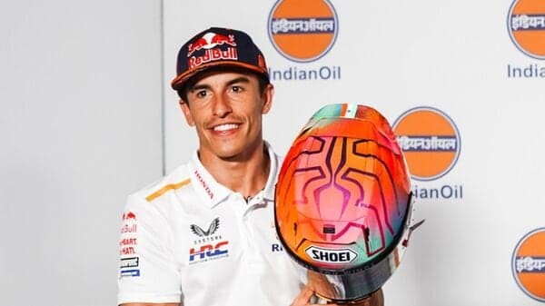 Marc Marquez's new helmet celebrates the vibrant Indian culture with its colours and also gets the tri-colour, making it even more special