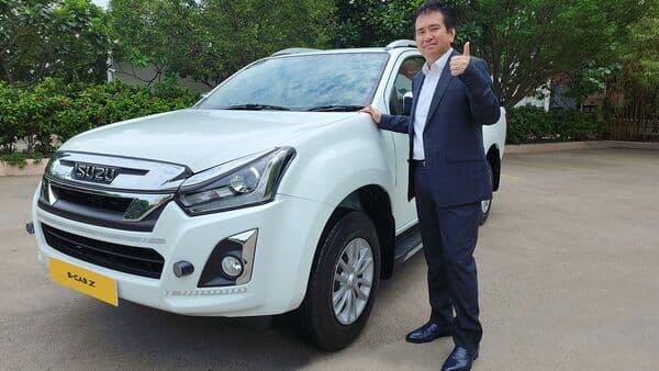 Toru Kishimoto, Deputy Managing Director, Isuzu Motors India with the new Isuzu D-Max S-Cab Z variant