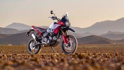 Ducati DesertX Rally comes with more suspension travel than the standard model