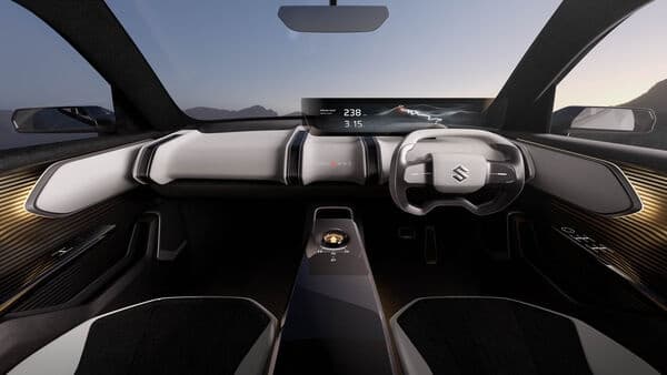 Maruti Suzuki eVX to get futuristic cabin. Check interior images revealed ahead of global debut