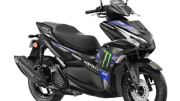 The MotoGP Edition of the Aerox 155 only gets cosmetic changes.