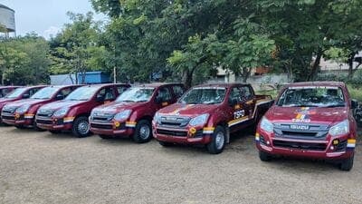 Isuzu has delivered 34- S-CAB and 5- Hi-Lander models to the fire department of Telangana.