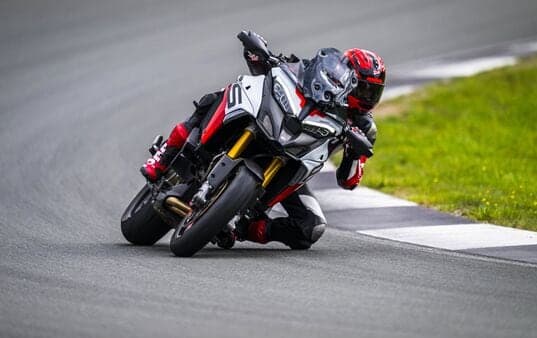 The 2024 Ducati Multistrada V4 RS brings more track-bred performance to the brand's flagship tourer borrowing the new V4 motor from the Panigale V4