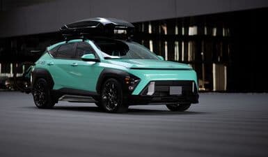 The Hyundai Kona Jayde concept previews a beefy and heavily accessorised iteration of the electric SUV.
