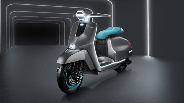 The Lambretta Elettra electric scooter is only a concept at this stage and packs an 11 kW electric motor with a 4.6 kWh battery pack  