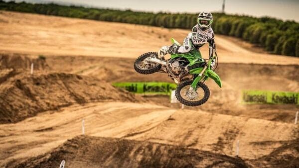 The 2024 Kawasaki KX 85 is powered by an 84 cc single-cylinder, two-stroke engine