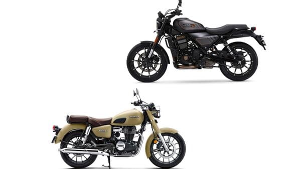 The design of both motorcycles is radically different. 
