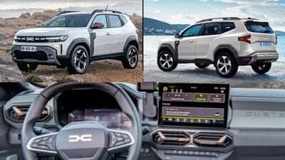 The 2024 Renault Duster SUV is all set to make debut later today in Portugal. The compact SUV is expected to hit the Indian shores by 2025. (Image courtesy: cochespias)