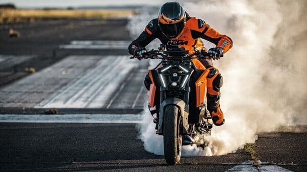 The 2024 KTM 1390 Super Duke R is the torquiest naked in its class packing 188 bhp and 145 Nm of peak torque from its 1,350 cc V-Twin motor