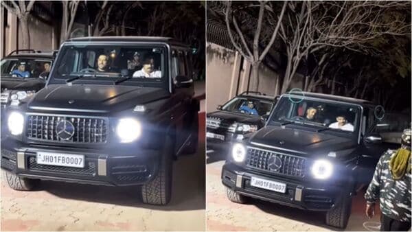 Cricketer MS Dhoni brings home the Mercedes-AMG G63 SUV worth  <span class='webrupee'>₹</span>3.3 crore