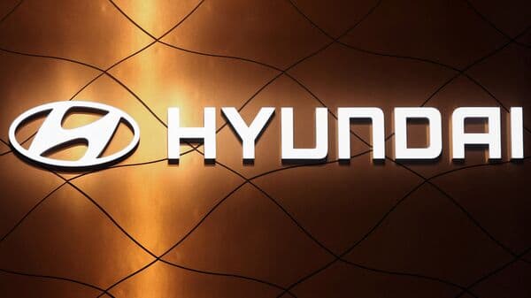 File photo: The logo of Hyundai Motor Company is pictured at the New York International Auto Show, in Manhattan, New York City.