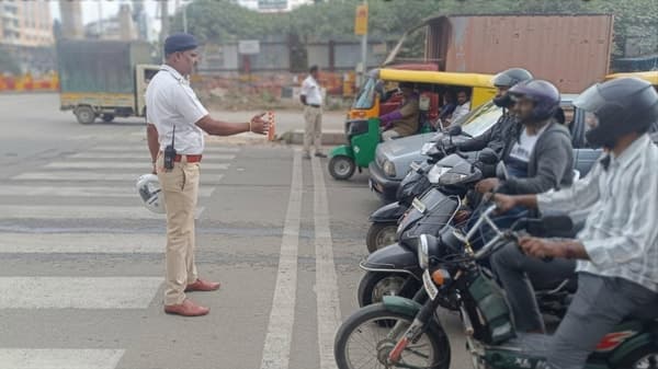 Bengaluru Traffic Police has started a unique drive to stop techies in the city from violating traffic rule in the city.