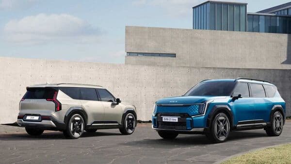 Kia has finally uncovered the much-awaited EV9 pure electric SUV that also gets a sporty GT Line trim.