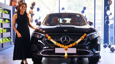 Actor Sharvari Wagh recently took the delivery of her new new-gen Mercedes-Benz GLC