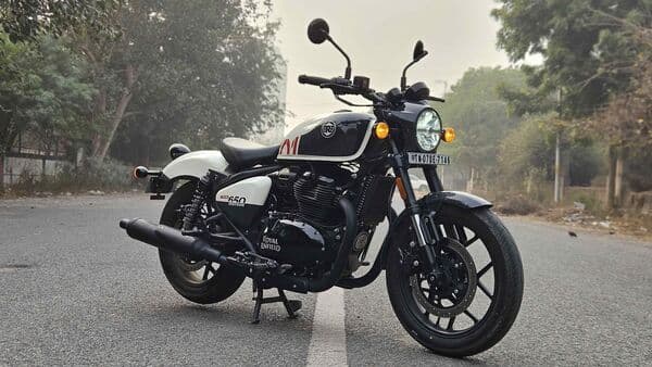 The Royal Enfield Shotgun 650 grabs a lot of attention on the road.