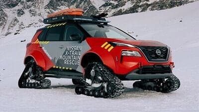 Nissan introduced the X-Trail Mountain Rescue vehicle, which is equipped with the company's e-4ORCE all-wheel drive technology and a variety of equipment specifically designed to satisfy the demands of mountain rescue missions