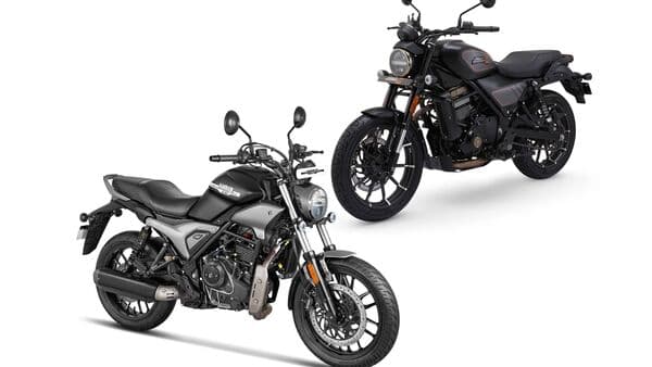 Both motorcycles share the same engine and brakes but the design language is different.