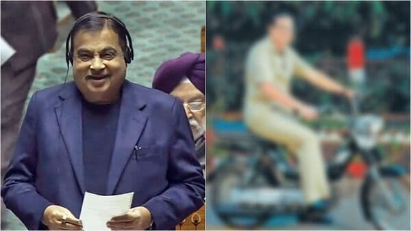Nitin Gadkari's first vehicle was the Kinetic Luna gifted to him by his mother